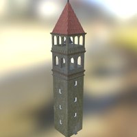 Bell Tower palace, buildings, belltower, palaces, lowpoly, building