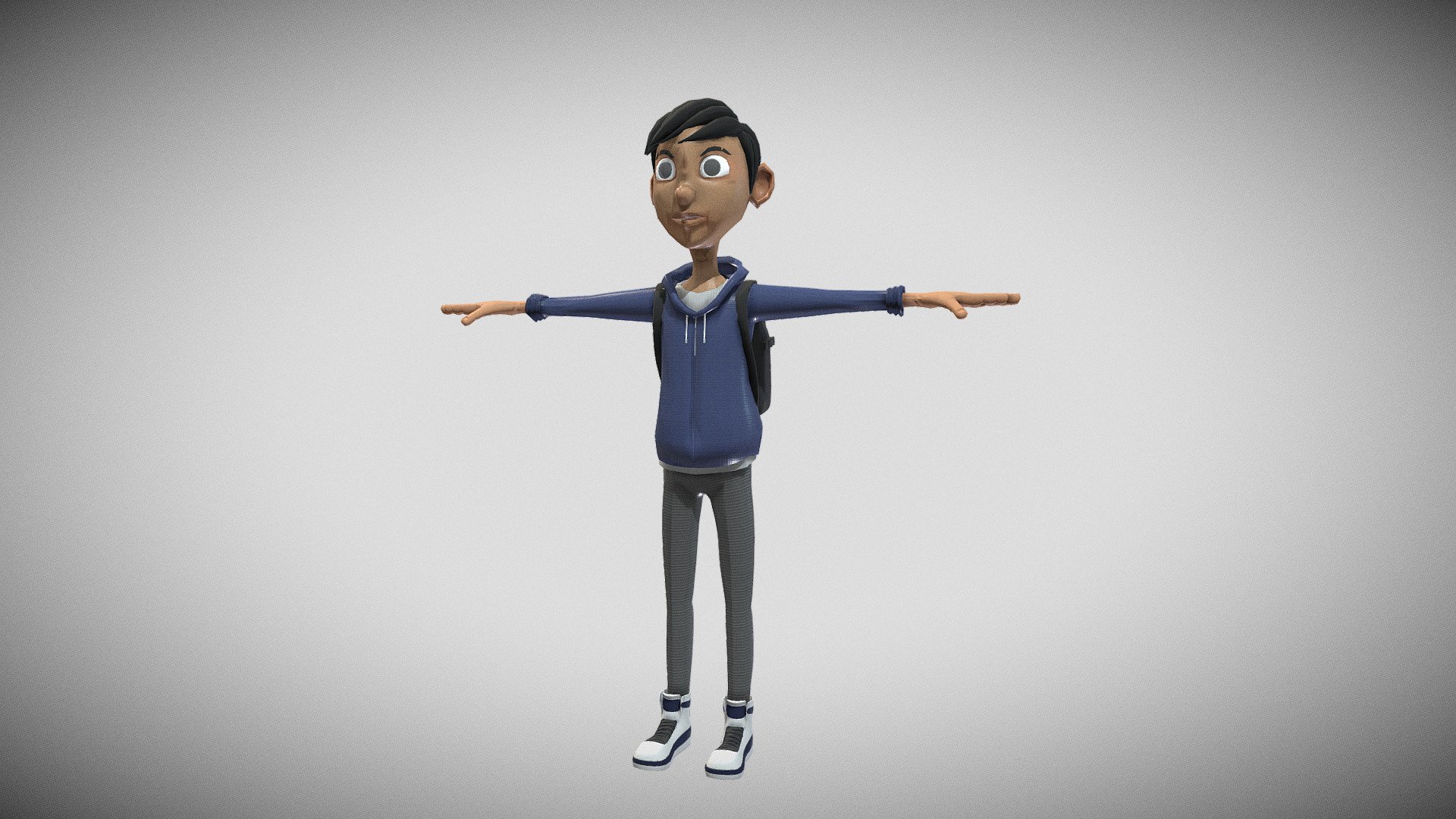 Kevin School boy character 2 Suits: School suit and home suit Ready for Augmented Reality, Virtual Reality and Video Games Ready to rig PBR Textures

If you need modification for the 3d Model you can contact us Hope you like it Thank you - School Boy Cartoon Character Lowpoly - 3D model by cuankiproduction 3d model