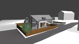 356_NewHouse_Montrose zinc, contemporary, sketchup, house