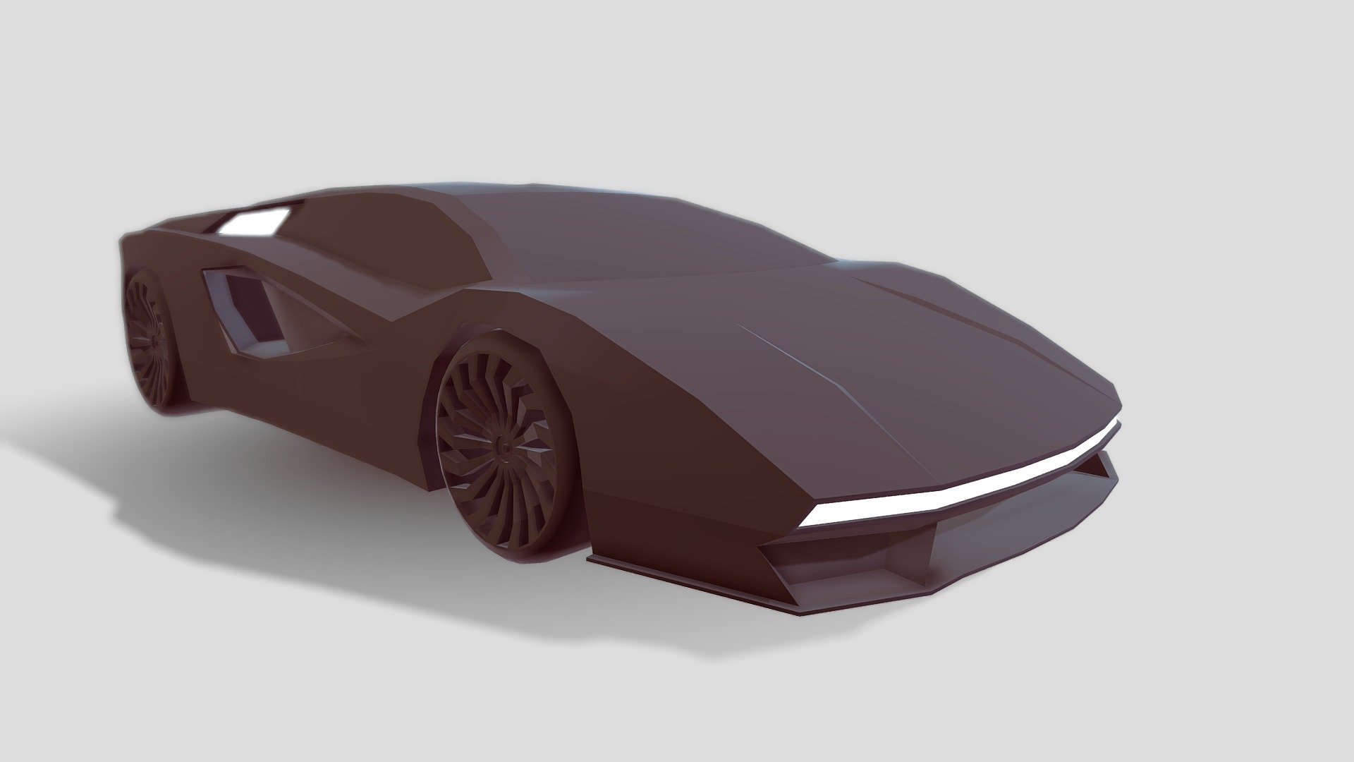 This is a car i designed, it takes inspirtation from a coutach 3d model