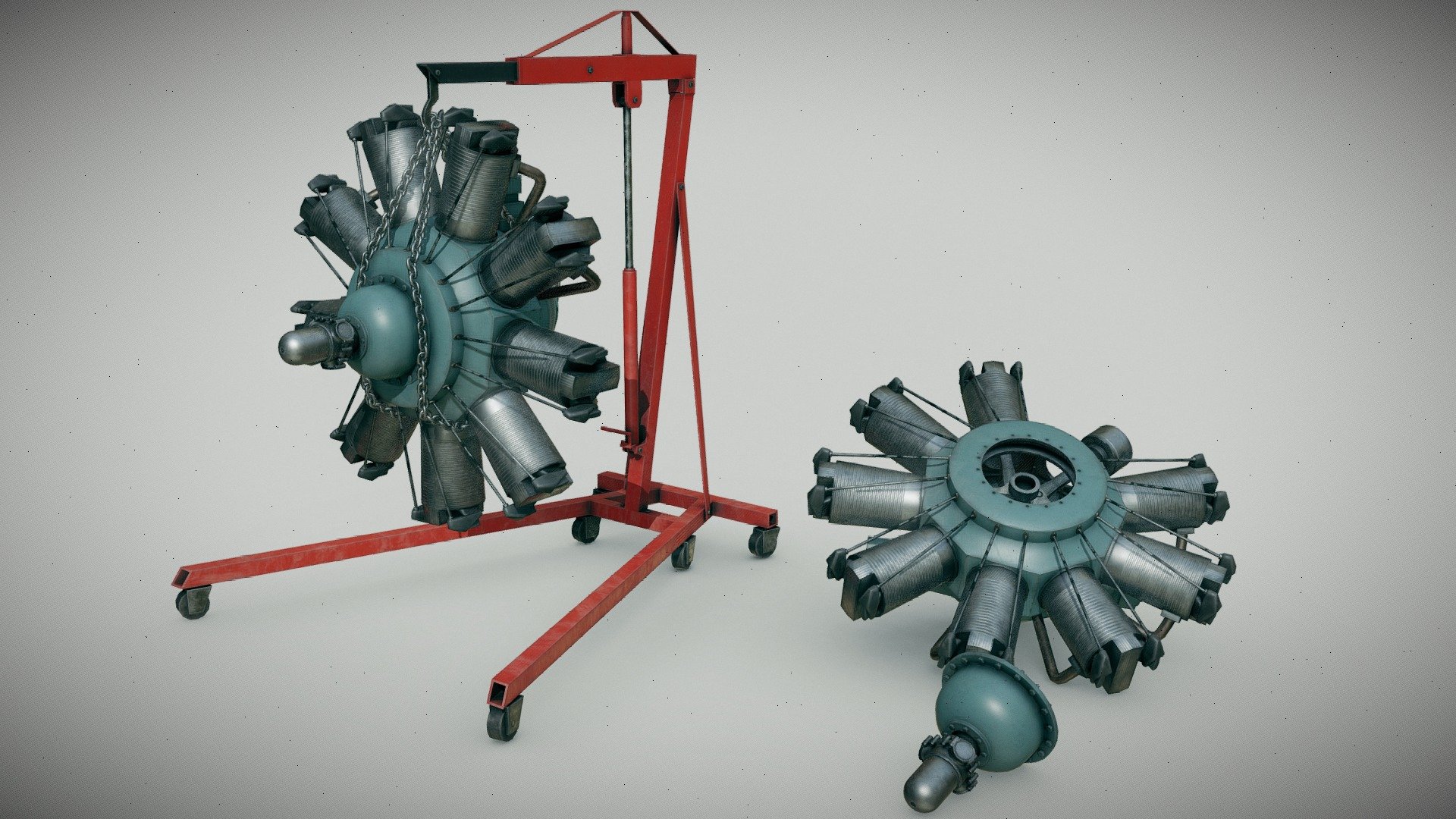 The radial engine is a reciprocating type internal combustion engine configuration in which the cylinders &ldquo;radiate