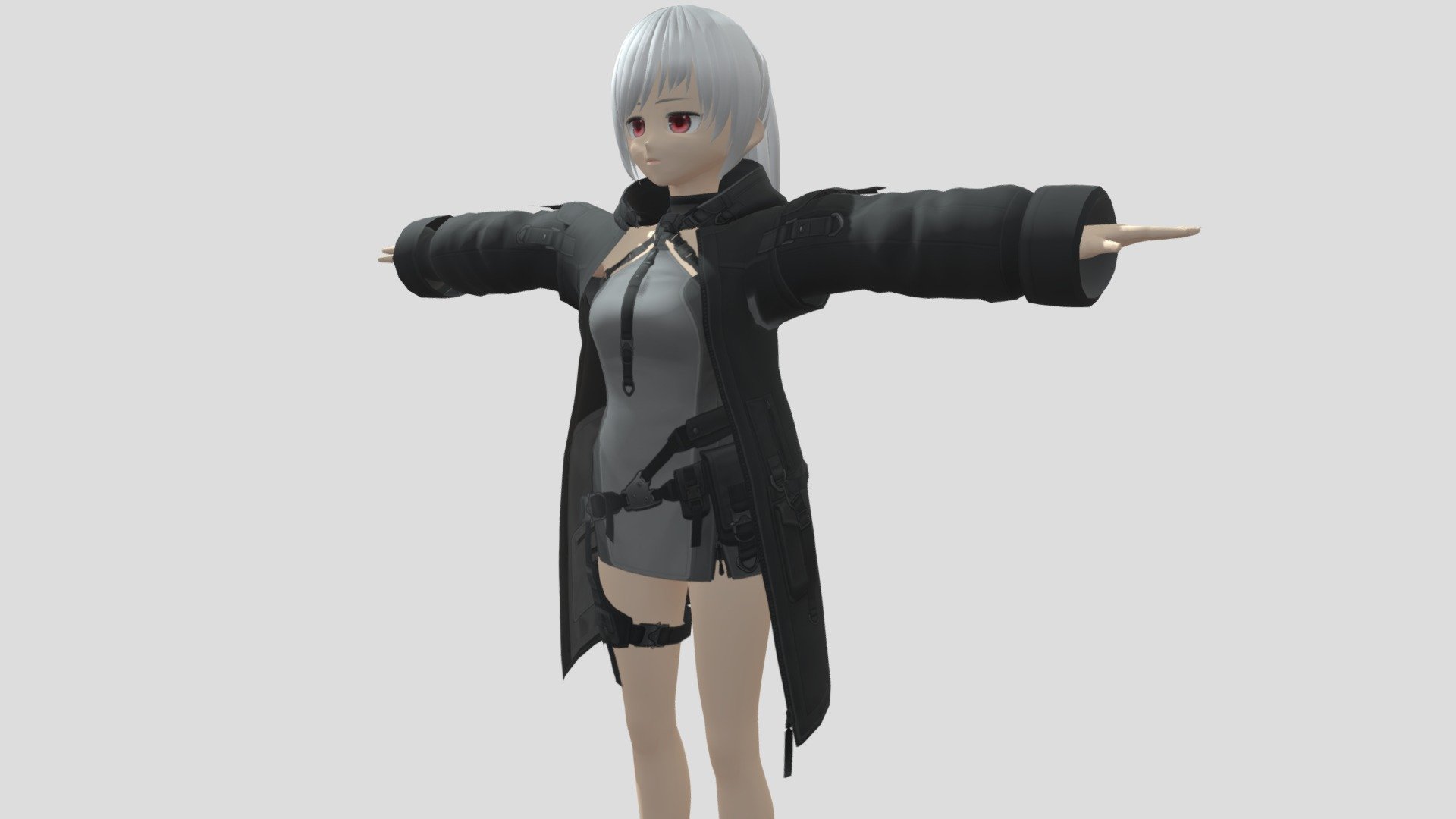 Model preview



This character model belongs to Japanese anime style, all models has been converted into fbx file using blender, users can add their favorite animations on mixamo website, then apply to unity versions above 2019



Character : Agent Female

Verts:23803

Tris:36337

Twenty-two textures for the character



This package contains VRM files, which can make the character module more refined, please refer to the manual for details



▶Commercial use allowed

▶Forbid secondary sales



Welcome add my website to credit :

Sketchfab

Pixiv

VRoidHub
 - 【Anime Character】Agent Female (V1/Unity 3D) - Buy Royalty Free 3D model by 3D動漫風角色屋 / 3D Anime Character Store (@alex94i60) 3d model