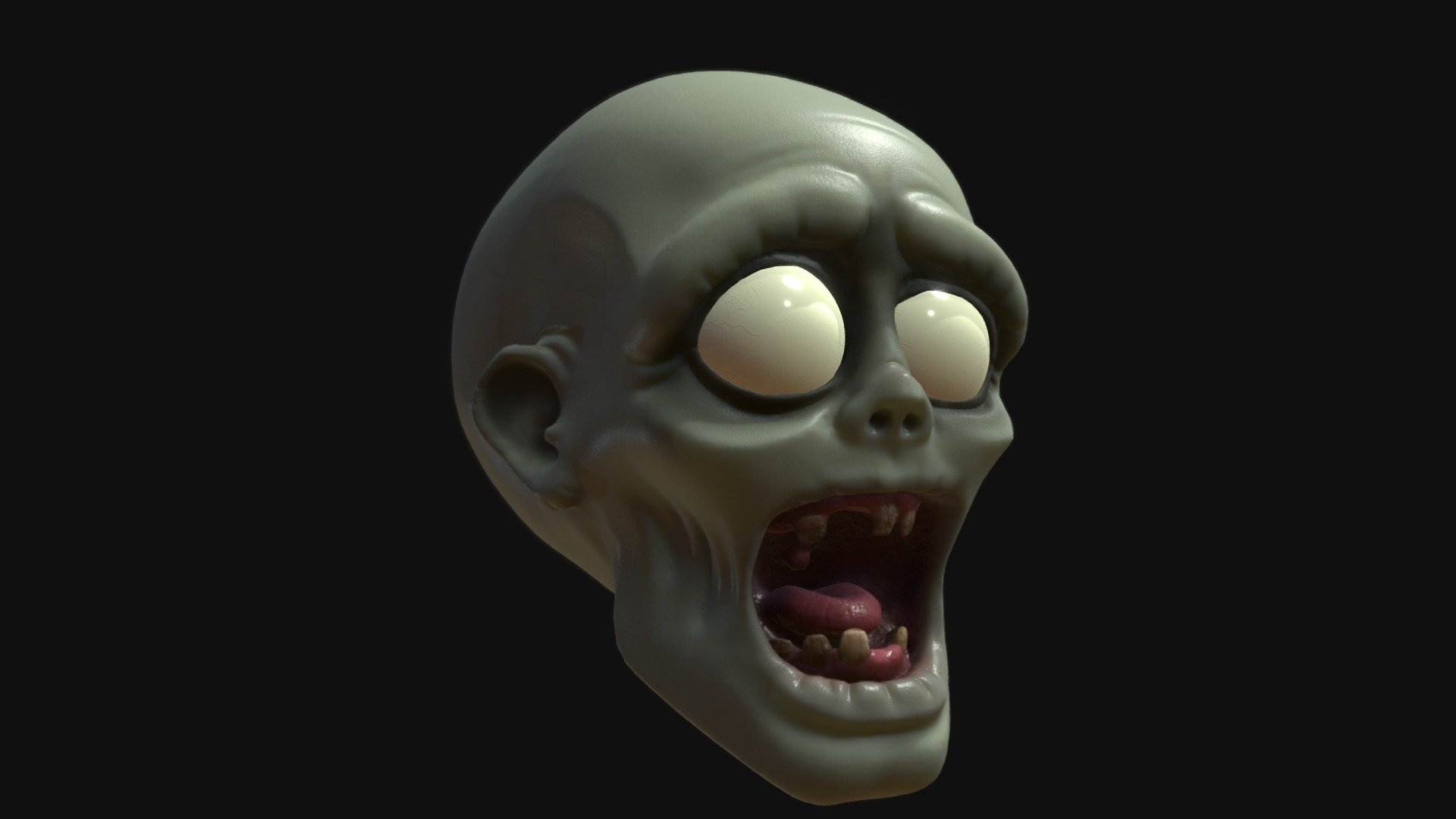 Zombie Cartoon - Zombie - Download Free 3D model by Nano (@nano_serra) 3d model