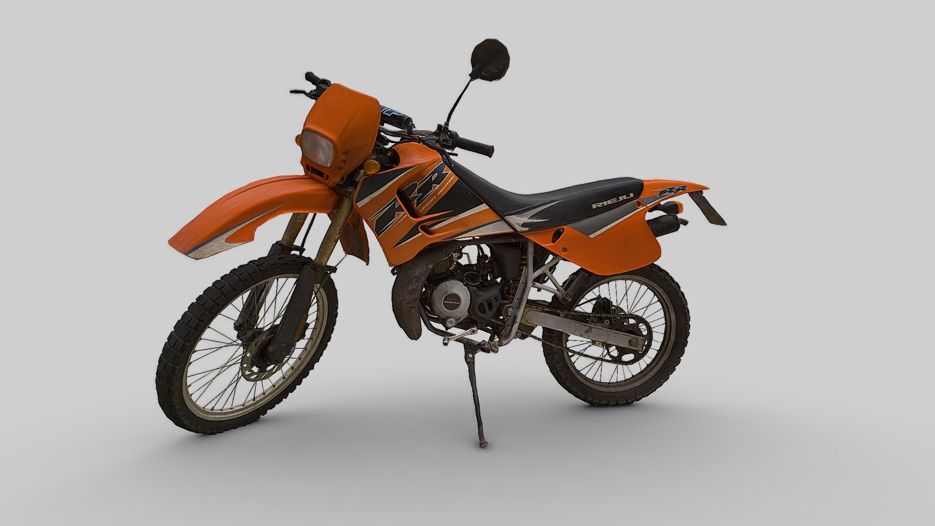 Rieju RR Sport Edition
Year:   2006
Category:   Enduro / offroad
Photogrammetry of this famous enduro motorbike from Rieju, a spanish brand creating motorbikes since 1934 - Motorbike Rieju RR Sport Edition - 2006 - Buy Royalty Free 3D model by Raiz (@RaizVR) 3d model