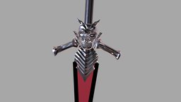 Dantes Sword Rebellion ( Devil may cry ) devil, dante, dmc, may, cry, substancepainter, blender, sword