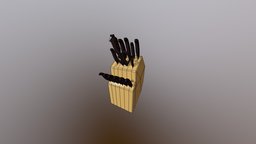 [potentialfate] Kitchen Clutter Knife Set