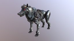 Steampunk Wolf Model