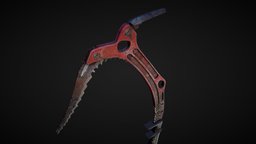 Ice pick (Tomb Raider) | Free download virtual, fanart, and, red, ice, fan, prop, reality, worn, lara, croft, mod, ready, bandages, pick, vr, damaged, raider, virtualreality, climbing, old, bandage, sorcery, wrap, laracroft, icepick, iceaxe, substancepainter, substance, weapon, game, art, low, poly, axe, free, sport, tomb, download, "blade"