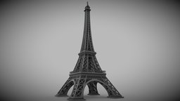( FREE ) La tour Eiffel france, tower, paris, eiffel, french, printing, bulding, tour, metal, the, fer, 3d, free, download, buld