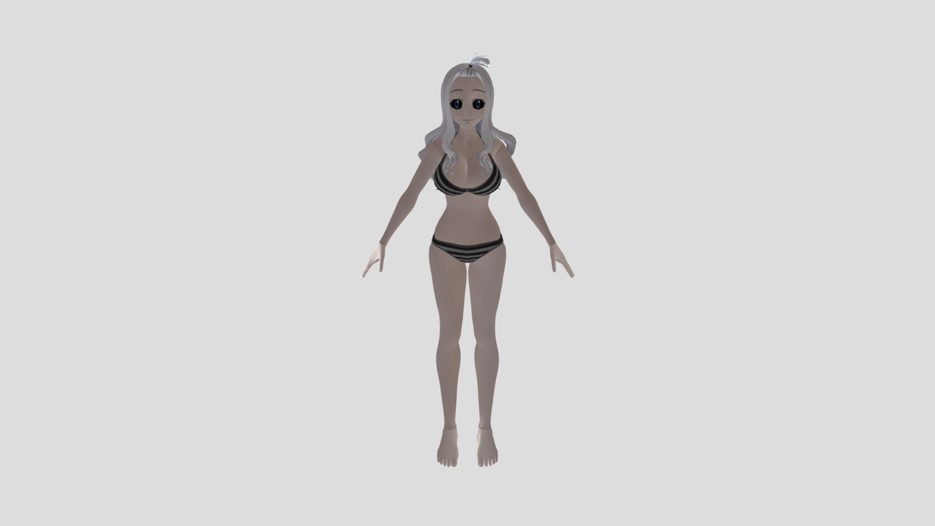 Mirajane (Swimsuit) Fairy Tail - Download Free 3D model by metooanicet 3d model