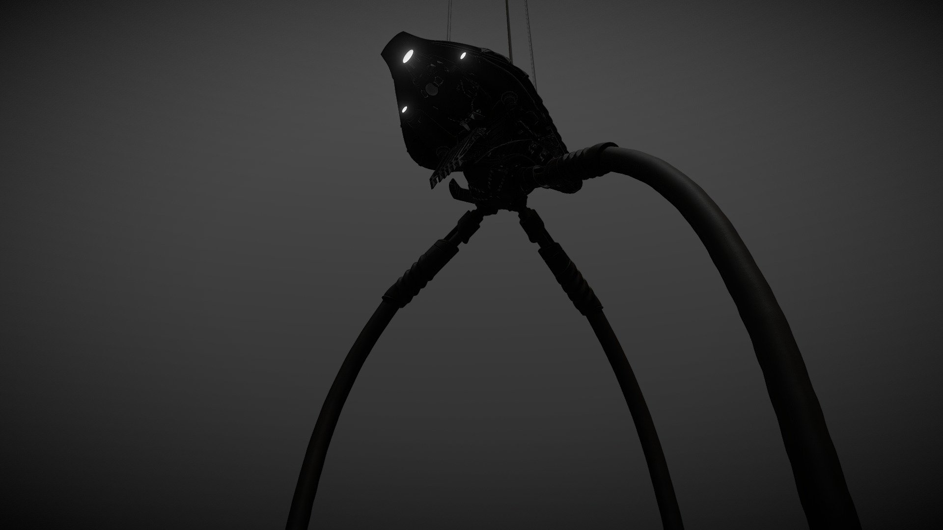 this tripod was based on to this model https://sketchfab.com/3d-models/tripod-2005-12f0c72325544fbe84702799499d7ce9 - war of the worlds tripod with animations - Download Free 3D model by rwarxdbiches 3d model