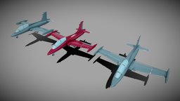 Simplistic Jet Plane modern, sky, flying, airplane, fighter, simulator, jet, fighterjet, vehicle, military, plane, aermacchi