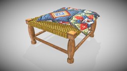 Mini Footstool- Graty bench, seat, furniture, india, footstool
