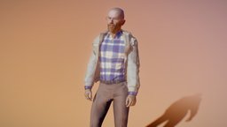 This is not WALTER WHITE (by PhiBix) white, walter, heisenberg, breaking-bad, cc-character, character, animation, animated, rigged, phibix, terminator-thriller-dance
