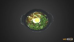 Pot Udon Noodle Soup food, pot, japan, cuisine, photogrametry, fbx, noodle, realistic, traditional, realism, 3dscaning, tradition, foodscan, asianfood, realitycapture, 3dscan, 3dmodel, japanese, noai