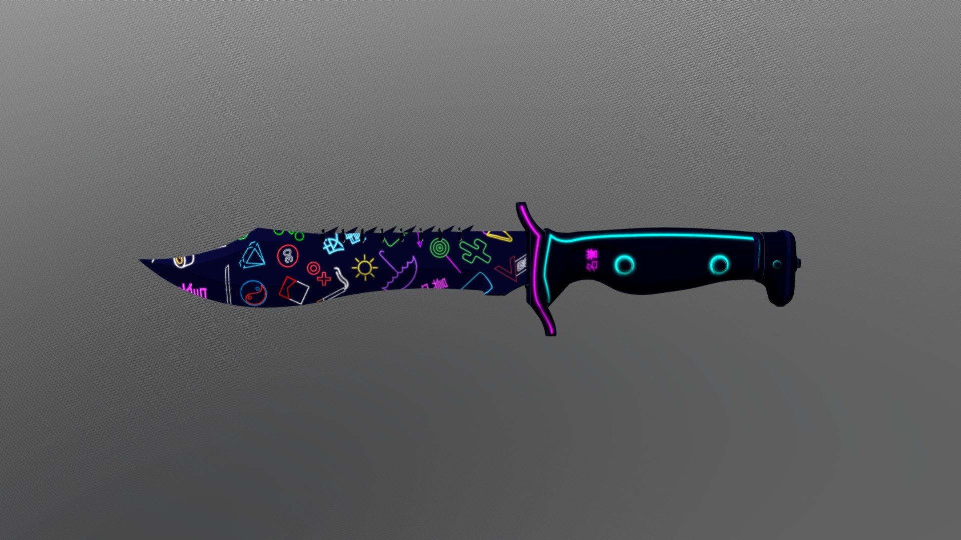 Bowie Knife | Japanese Neons

Submission for #VGODesign contest by VGO.gg

Made by twitter.com/vncidesign - Bowie Knife | Japanese Neons - 3D model by vnci 3d model
