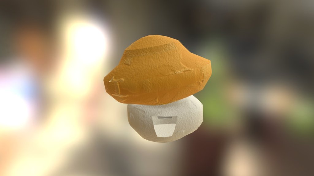 Mushroom House (Hallway) - Download Free 3D model by Ash (@ashuri) 3d model