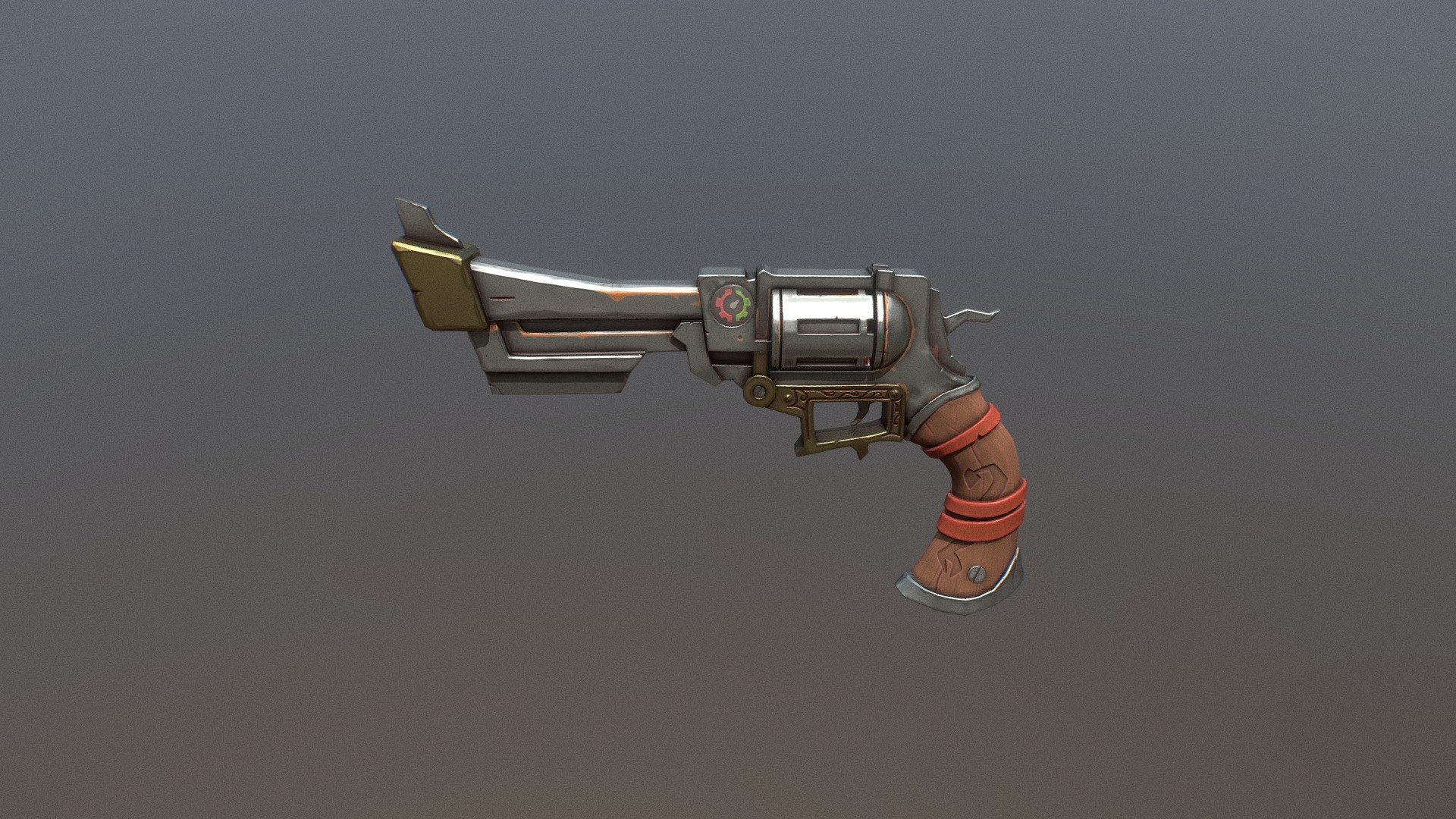 Revolver - 3D model by olehlila 3d model