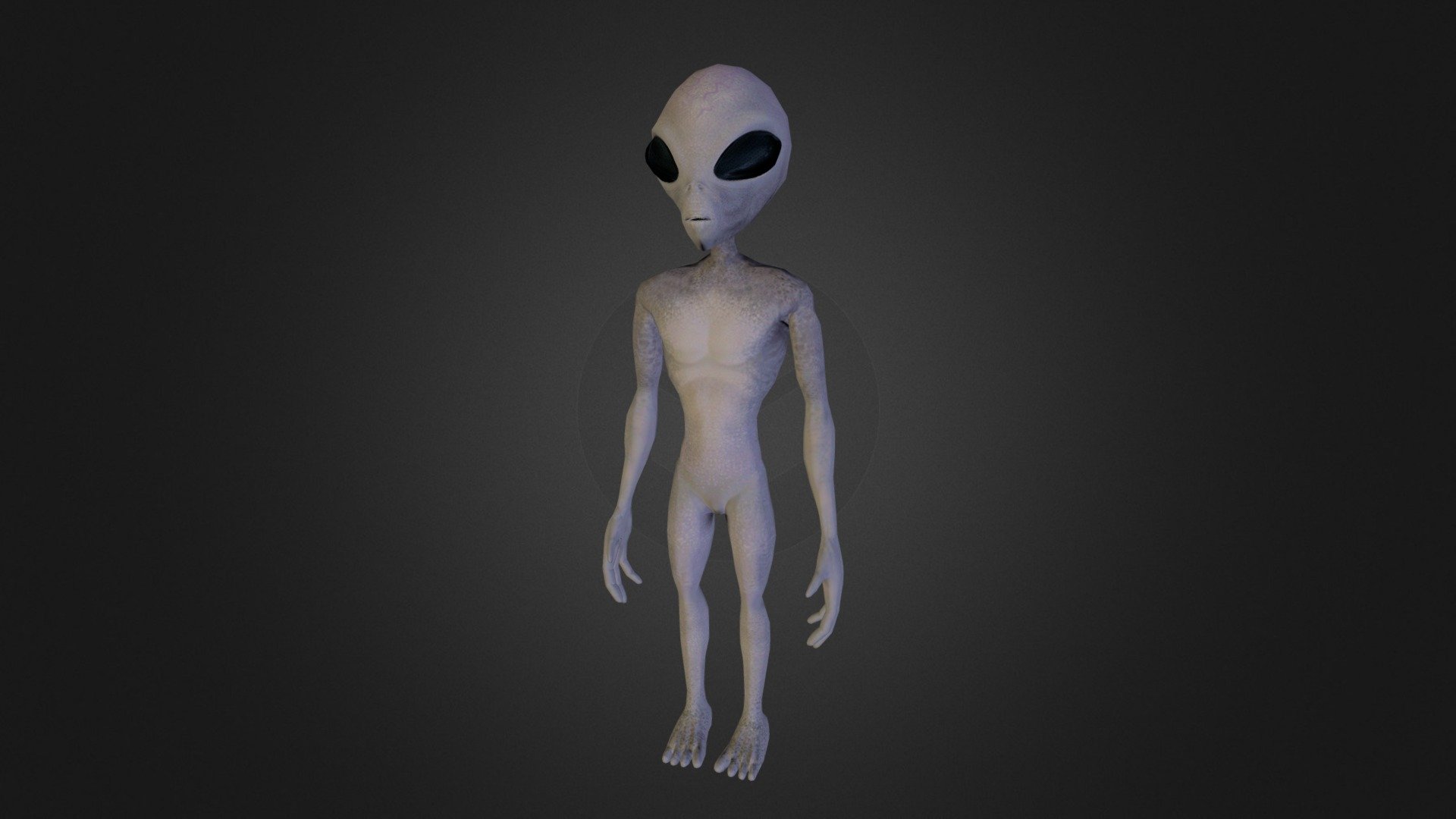 I made this alien as a personal project. Took me about 6 hours to sculpt, retopo, and texture 3d model