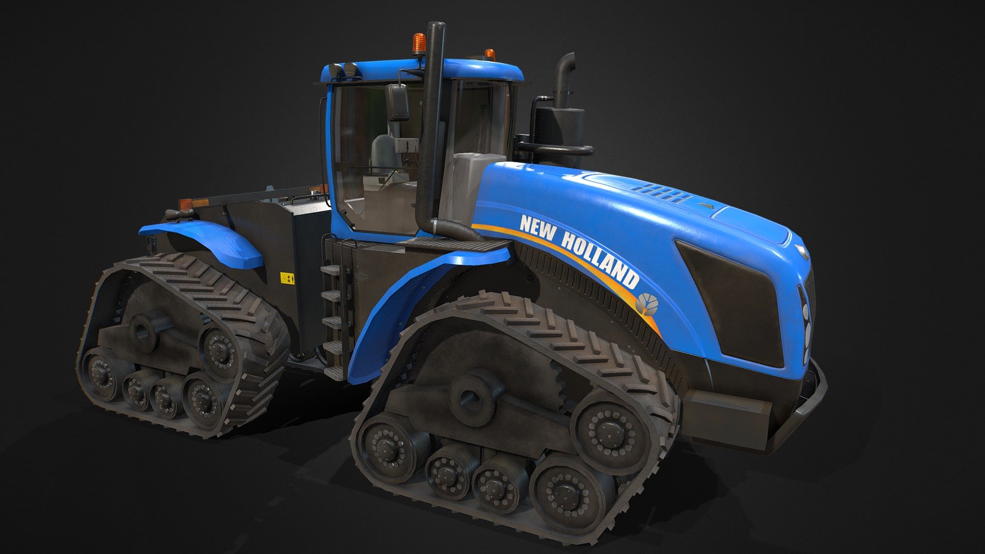 New model - https://skfb.ly/6BRop - New Holland T9 - 3D model by Sagvo 3d model