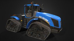 New Holland T9 substance-painter-2, low-poly, game, blender