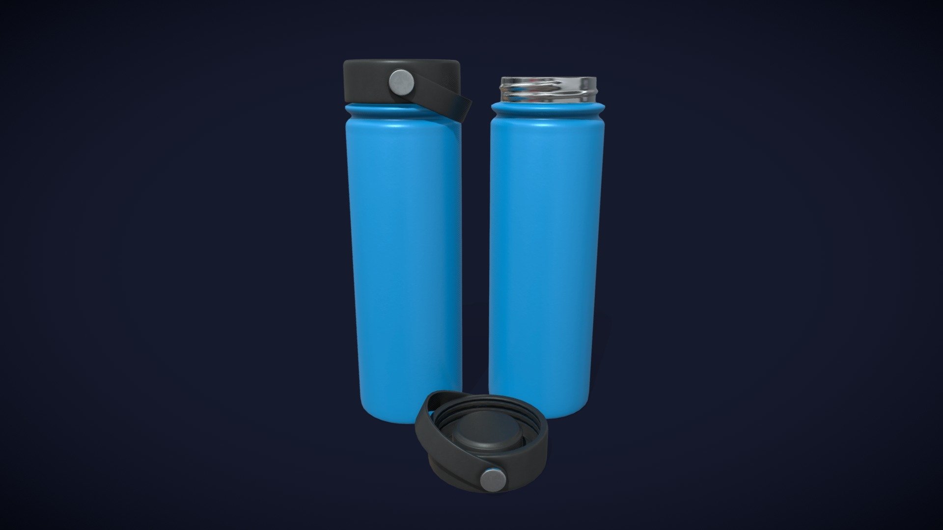 This is a 3D model of Large Water Bottle




Made in Blender 3.x (PBR Materials) and Rendering Cycles.

Main rendering made in Blender 3.x + Cycles using some HDR Environment Textures Images for lighting which is NOT provided in the package!

What does this package include?




3D Modeling of Large Water Bottle

2K and 4K Textures (Base Color, Normal Map, Roughness, Ambient Occlusion)

Important notes




File format included - (Blend, FBX, OBJ, MTL)

Texture size - 2K and 4K

Uvs non - overlapping

Polygon: Quads

Centered at 0,0,0

In some formats may be needed to reassign textures and add HDR Environment Textures Images for lighting.

Not lights include

Renders preview have not post processing

No special plugin needed to open the scene.

If you like my work, please leave your comment and like, it helps me a lot to create new content. If you have any questions or changes about colors or another thing, you can contact me at we3domodel@gmail.com - Large Water Bottle - Buy Royalty Free 3D model by We3Do (@we3DoModel) 3d model