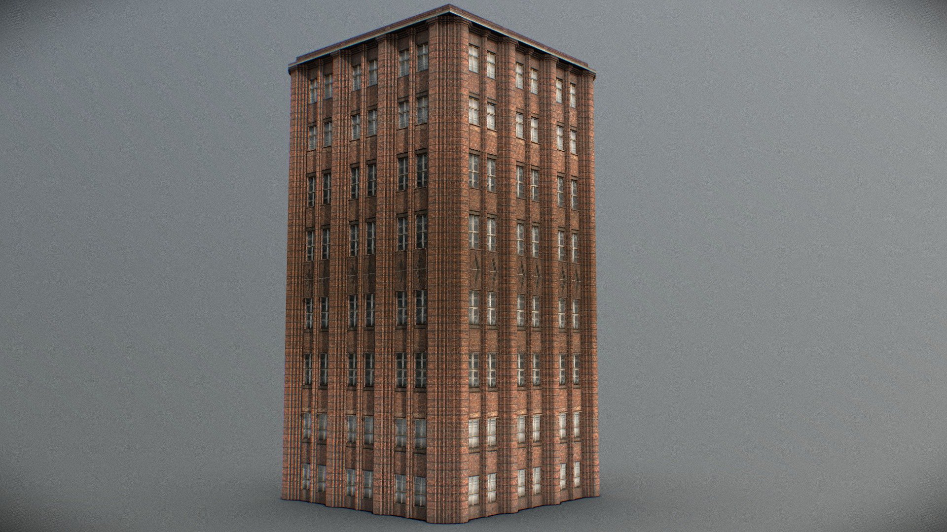 its one piece of nine from the new york background building pack 3d model