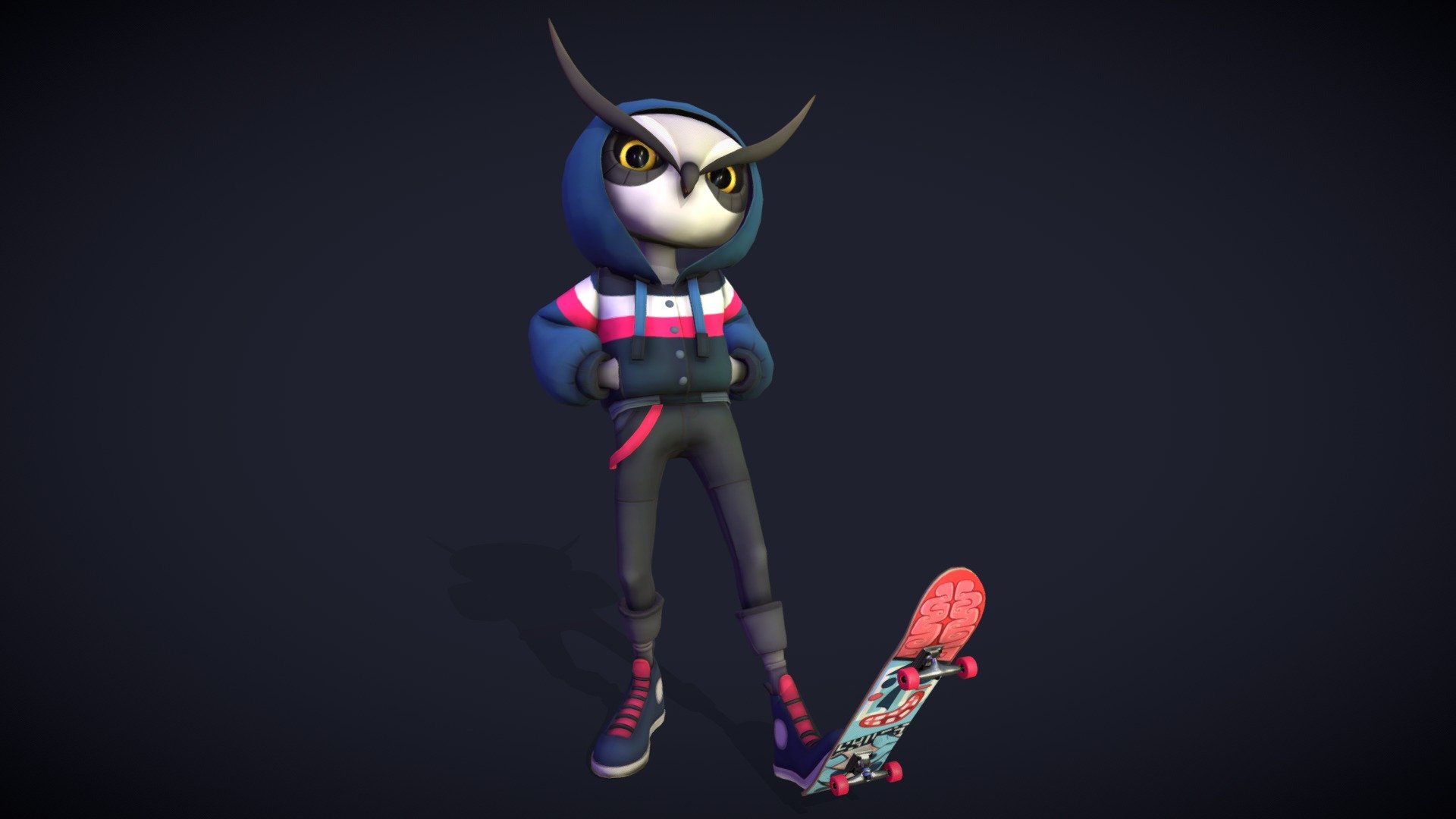 I've created a 3D character model based on the character &ldquo;Rico