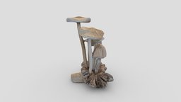 Mushroom wood mushroom, craft