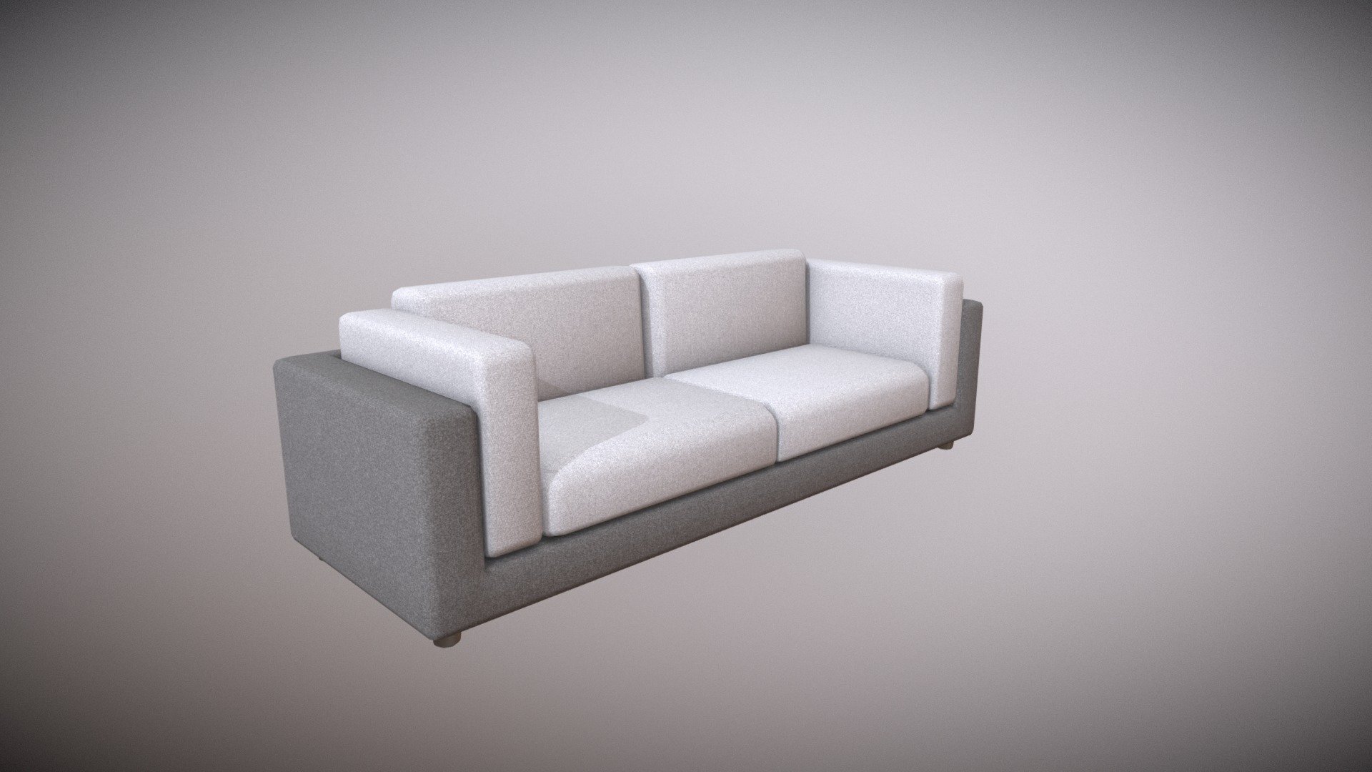 A modern couch designed in blender and textured in Substance Painter  Buy it here: -link removed- - Modern Couch - Buy Royalty Free 3D model by Doverlock 3d model