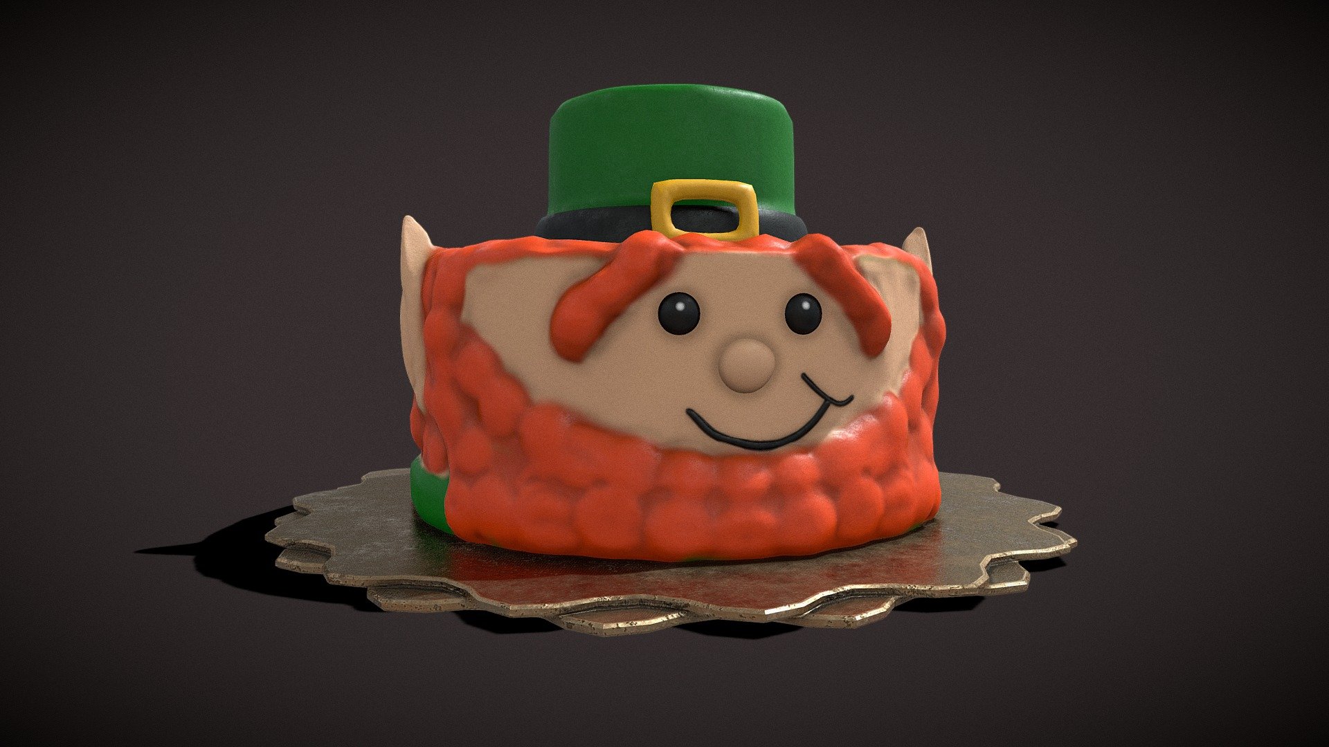 Leprechaun_Head_Cake_FBX
VR / AR / Low-poly
PBR approved
Geometry Polygon mesh
Polygons 7,335
Vertices 7,257
Textures 4K PNG - Leprechaun_Head_Cake - Buy Royalty Free 3D model by GetDeadEntertainment 3d model