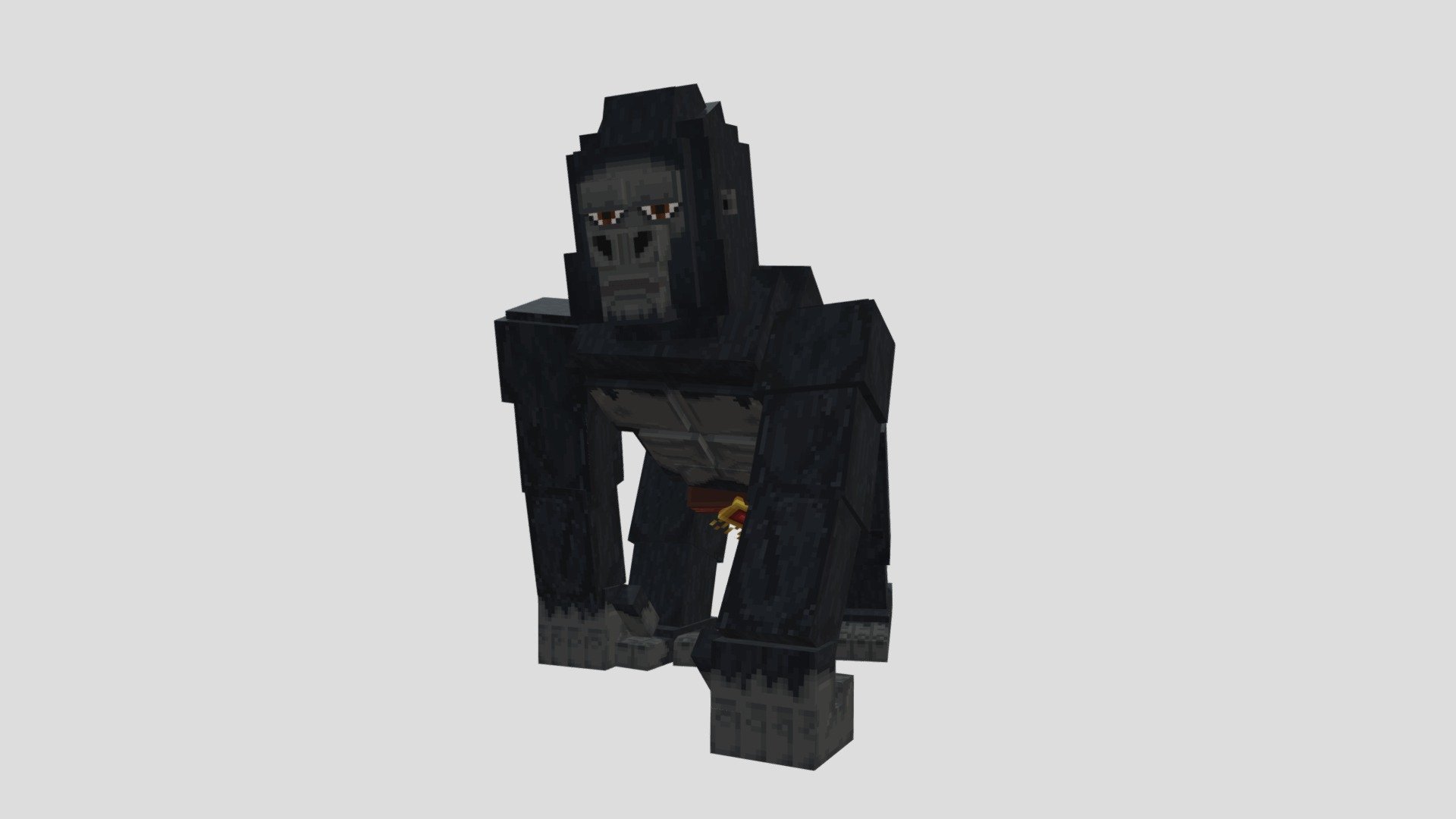 Massive gorilla - 3D model by ChipsoFacto 3d model