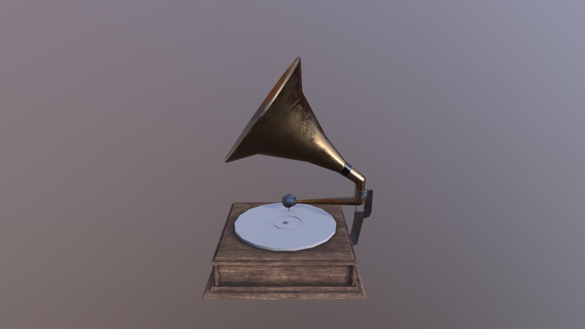 Gramofono - 3D model by ReeZ_- 3d model