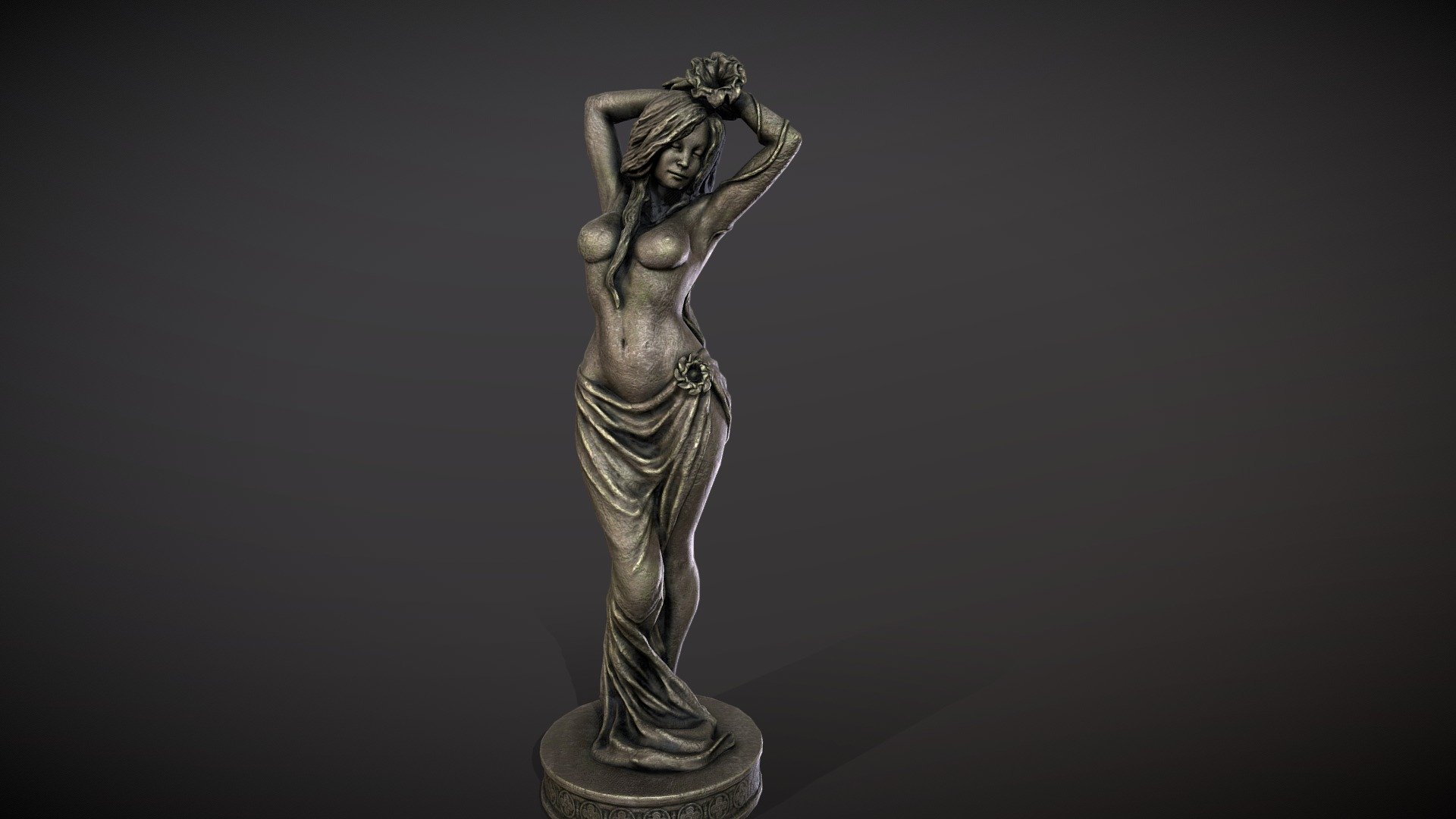 Statue of Dibella - Statue of Dibella - 3D model by Mandrake (@mandrake_3d) 3d model