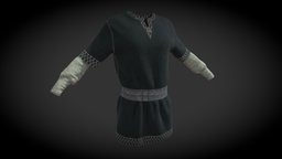 Noble Tunic shirt, medieval, apparel, tunic, substancepainter, substance, clothing