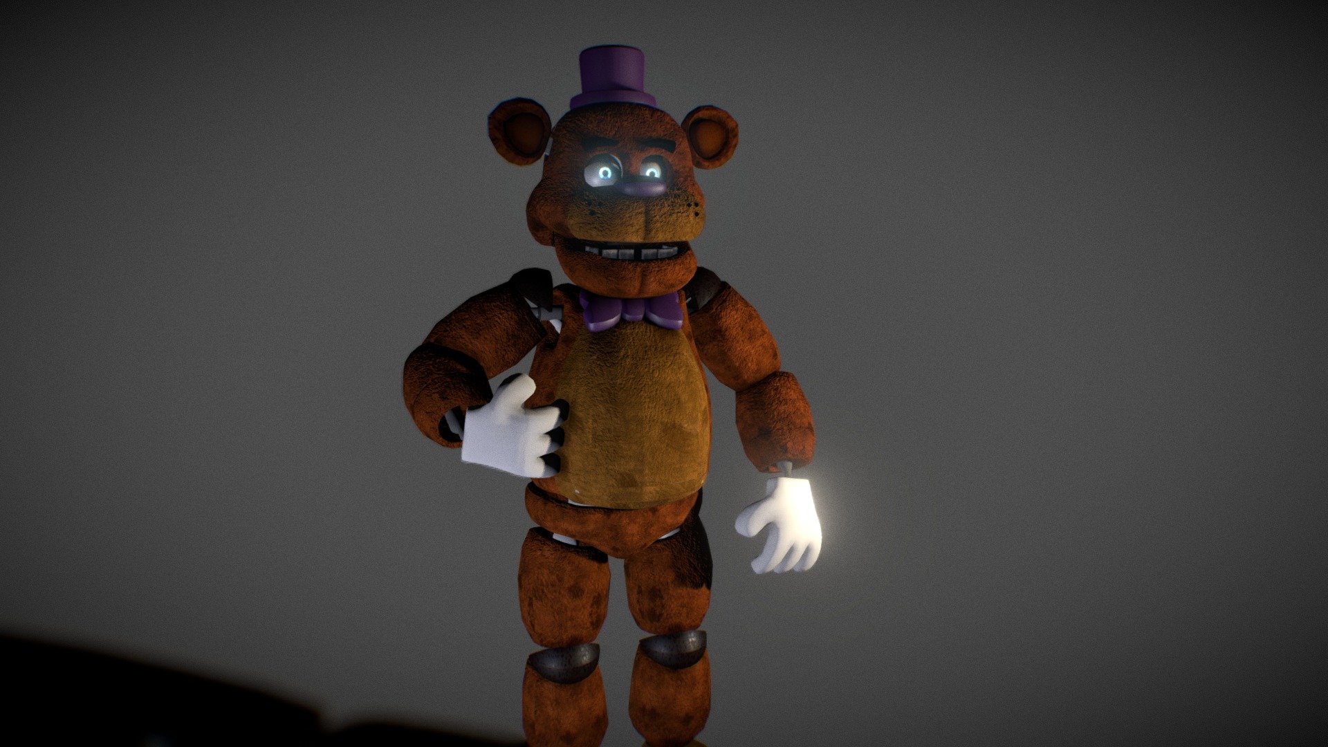 Classic Freddy is back! Are you ready for Classic Freddy? 

Blasted from the past for your special day! Enjoy pizza! Watch the show!  Don't leave your parents too far behind!   Don't trust strangers who offer free pizza and candy! If you do, Freddy'll come to your rescue! - Classic Freddy Faz-Bear - Download Free 3D model by Faertoon 3d model