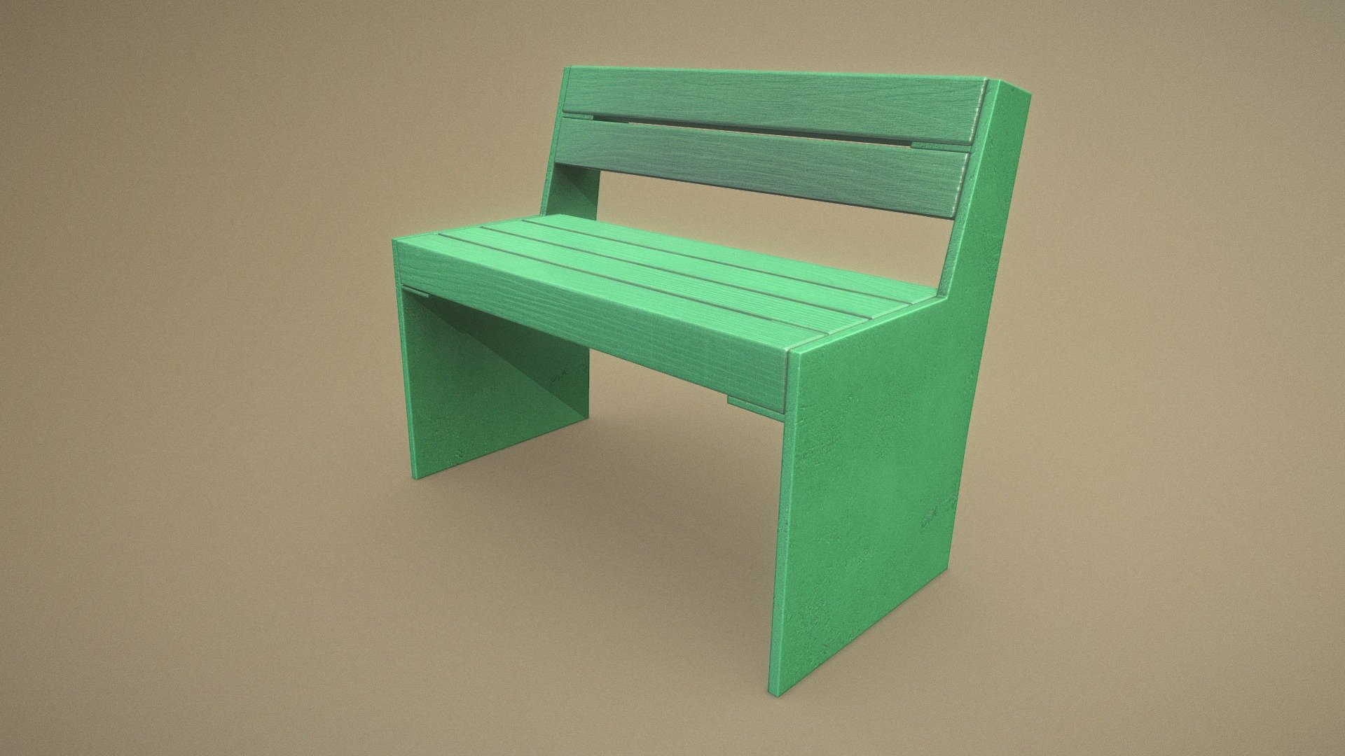 Object Name - Park_Bench_Green_2_Metal_Frame_3 
Object Dimensions -  1.262m x 0.682m x 0.663m



Vertices = 342
Edges = 912
Polygons = 592


3D model formats: 


Native format (*.blend)
Autodesk FBX (.fbx)
OBJ (.obj, .mtl)
glTF (.gltf, .glb)
X3D (.x3d)
Collada (.dae)
Stereolithography (.stl)
Polygon File Format (.ply)
Alembic (.abc)
DXF (.dxf)
USDC



More park benches
Other street-furniture 3d-modeles 



3d-modelled and textured by 3DHaupt in Blender-3D
 - Park Bench [8] Green 2 Metal Frame 1 - Buy Royalty Free 3D model by VIS-All-3D (@VIS-All) 3d model