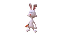 Rabbit cartooncharacter, cartoon