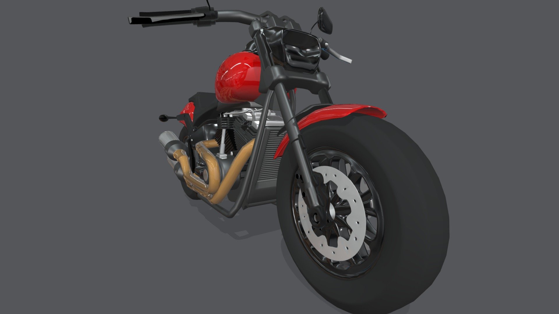 3D model of a Harley Fat Bob motorcycle with materials for multiple uses. see the image link for a rendering example:

https://drive.google.com/file/d/1e2vbTUT_tnNTveh3SKKZqDPqwBTqV7rN/view?usp=sharing

It took 100 hours aprox.

I accept comments and feedback :D.

Thanks - Harley Fat Bob Smoother V2 - 3D model by CristianSantana 3d model