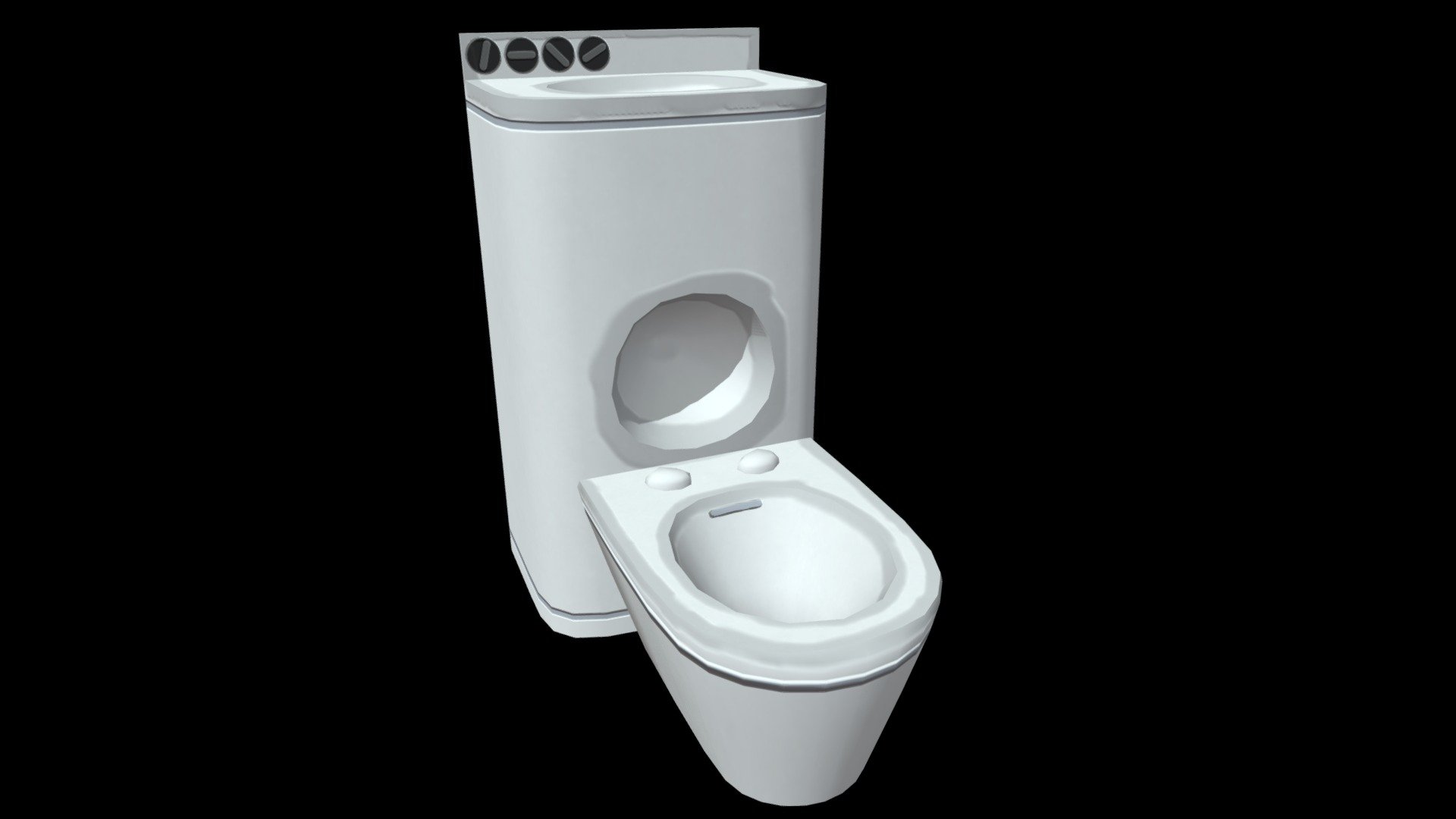 Prison Toilet from my GameJam Project, Solitude

Itch.Io Link for Solitude - https://yaseen-ali777.itch.io/solitude - Prison Toilet - 3D model by Yaseen Ali (@yaseen_ali777) 3d model