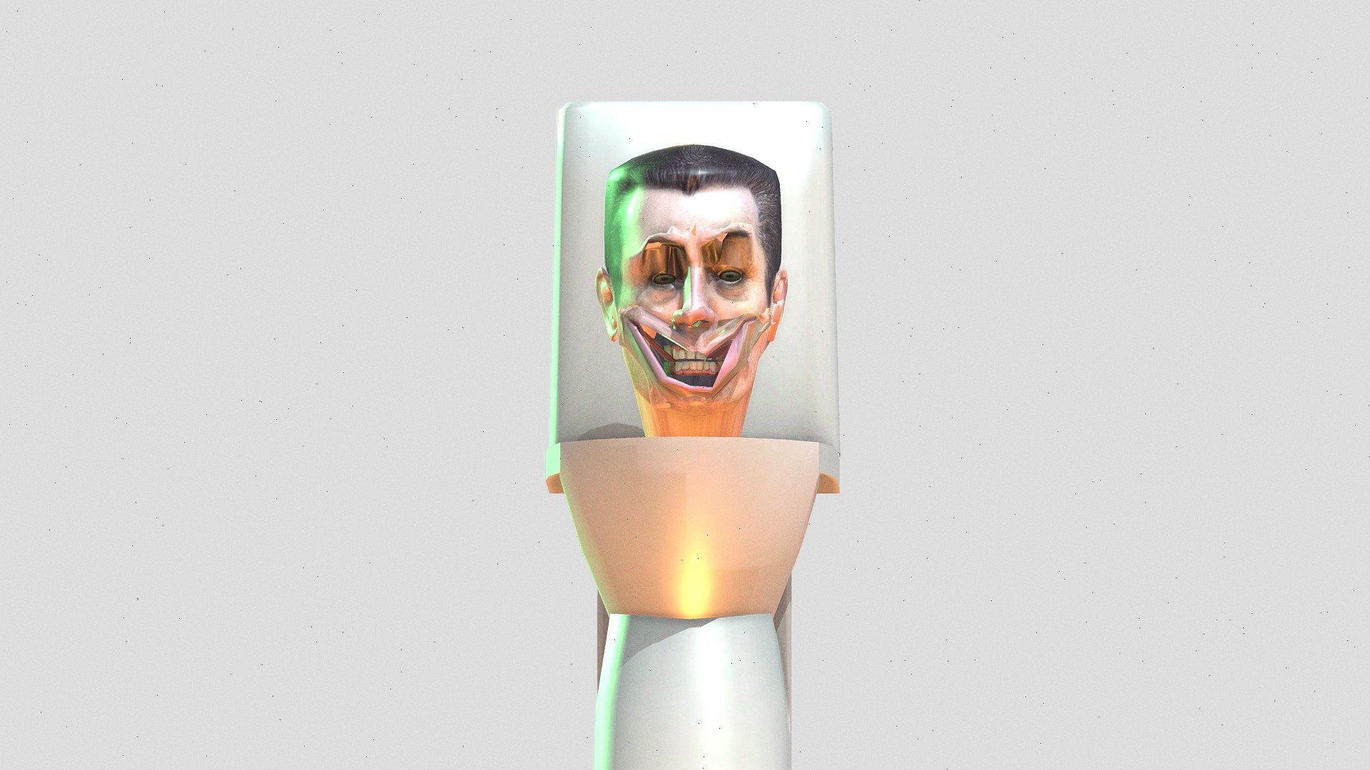 gman skibidi toilet remake - 3D model by pamm (@daeboommmm) 3d model