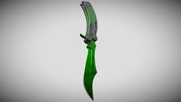 Butterfly Knife Emerald