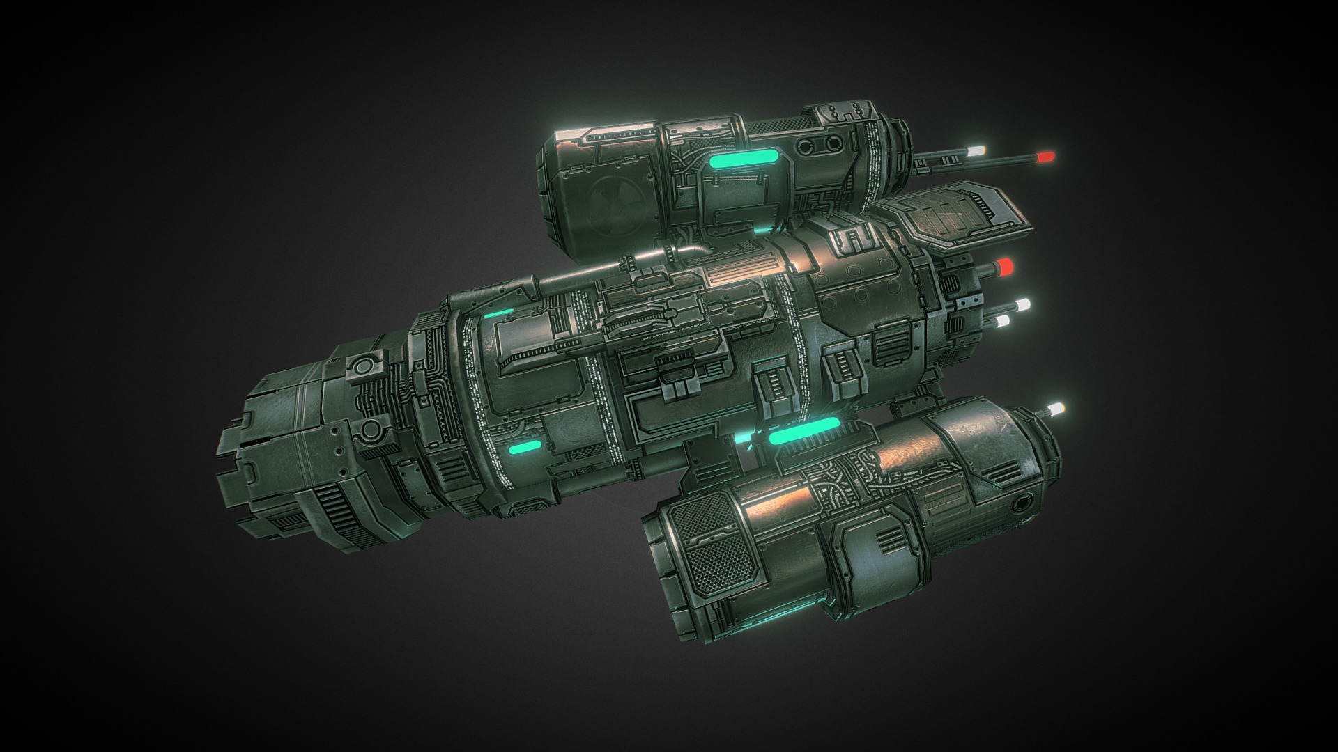 In-game model of a medium spaceship belonging to the Deprived faction.
Learn more about the game at http://starfalltactics.com/ - Starfall Tactics — Faust Deprived battlecruiser - 3D model by Snowforged Entertainment (@snowforged) 3d model