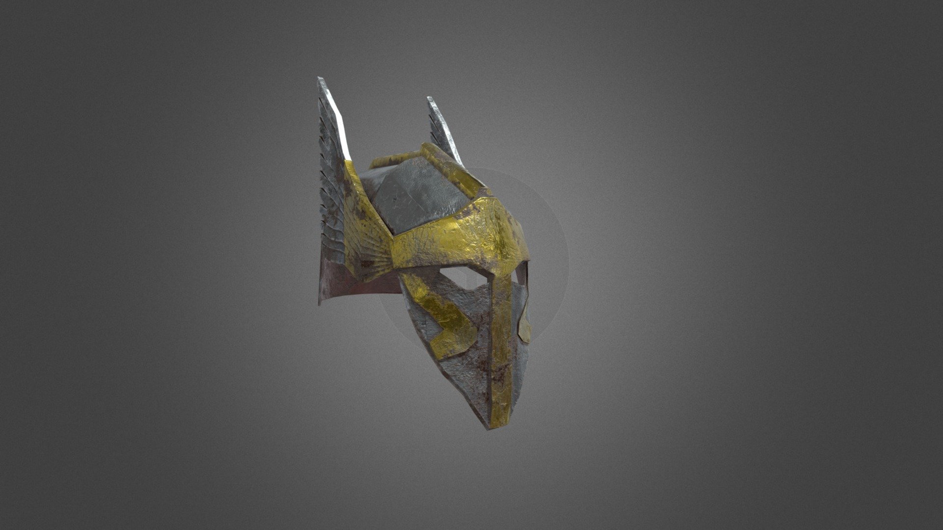 Viking helmet - 3D model by samwaldock 3d model