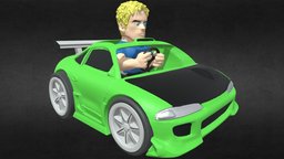 Brian´s Eclipse 3D print model chibi, cars, toys, collection, bobblehead, vehicledesign, cartoon, fastandfurious, chibicars
