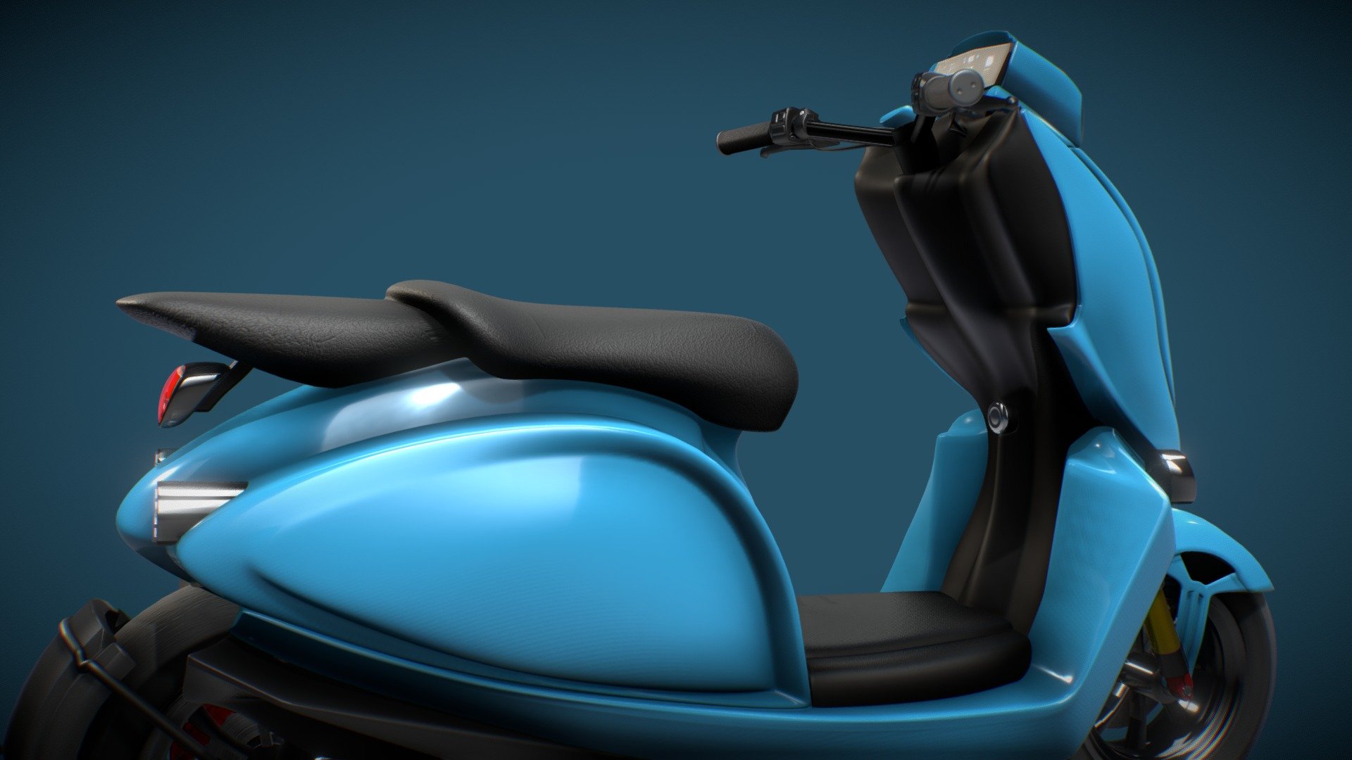 Pelican electric scooter is designed with a swappable battery system and a unique front storage that can store office equipments and files. Also, Pelican features a full touch display with plug and charge USB port.

The name Pelican is inspired from the pelican bird with a pouch on its beak, analogous to the front storage area of the concept 3d model