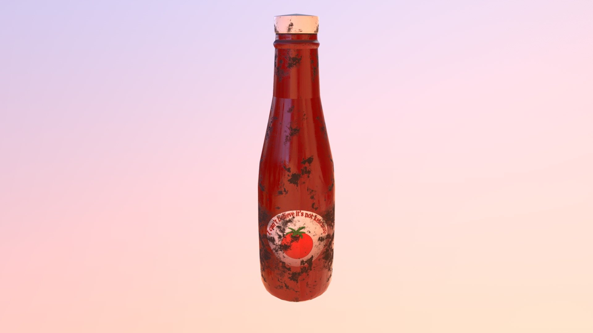 Ketchup bottle New - 3D model by Nick (@HeadphoneActor) 3d model