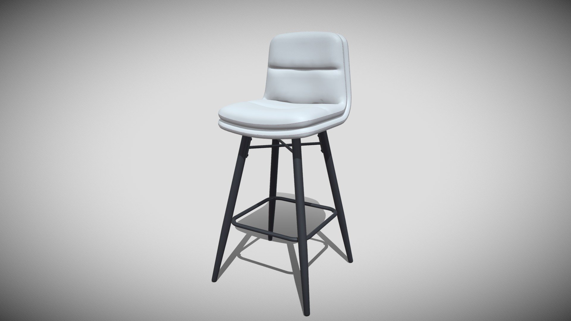 Detailed model of a Bar Stool, modeled in Cinema 4D.The model was created using approximate real world dimensions.

The model has 26,970 polys and 25,852 vertices.

The stitching geometry has also been included as a separate object in case you need it. It has 59,396 polys and 68,976 vertices.

An additional file has been provided containing the original Cinema 4D project files with both standard and v-ray materials, textures and other 3d export files such as 3ds, fbx and obj 3d model