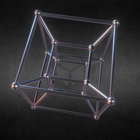 [Animation] Tesseract 4d, tesseract, 4-dimensional, hypercube, animation