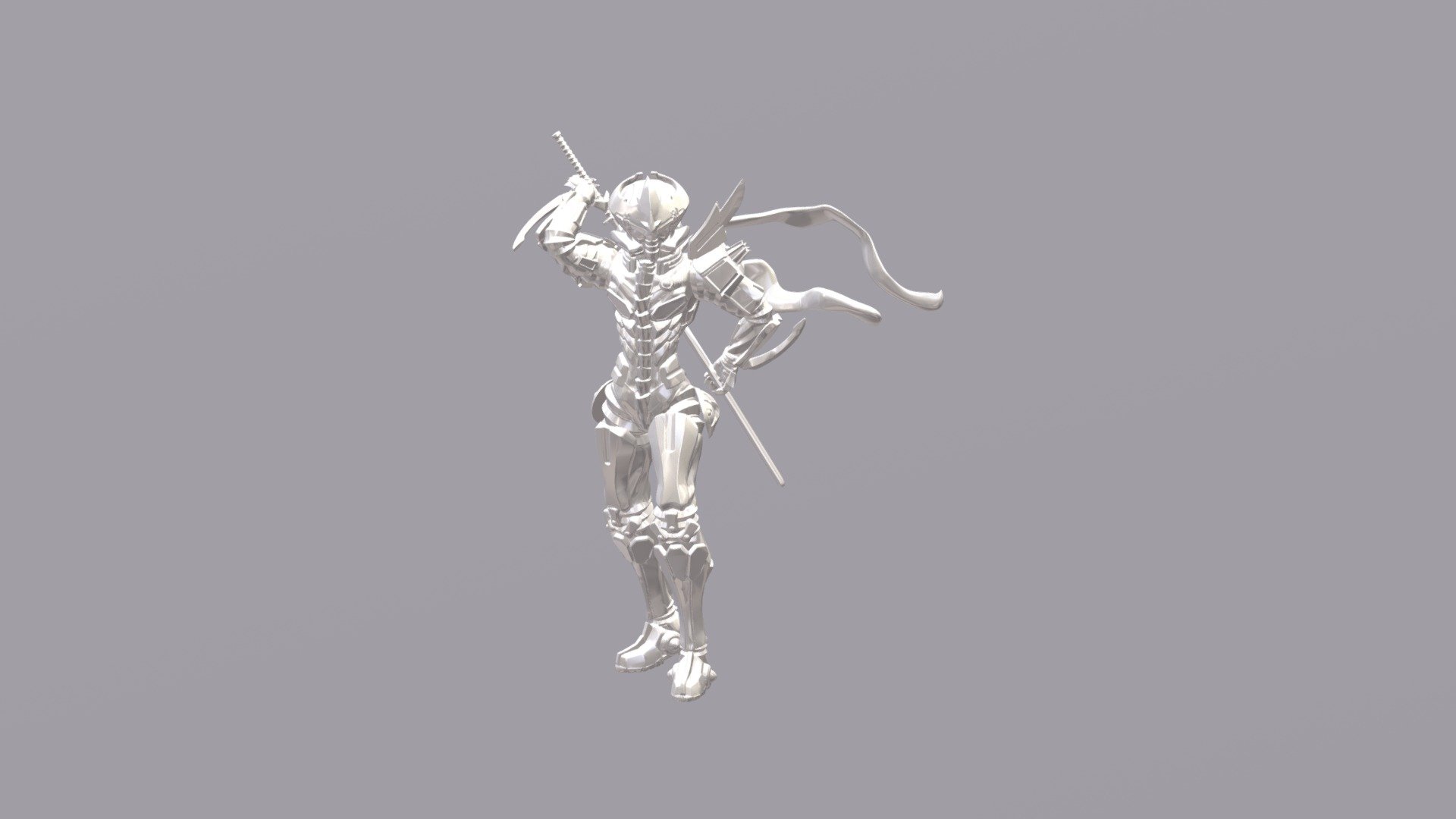 Reinforced exoskelton suit Raiden - 3D model by cyber1715 3d model